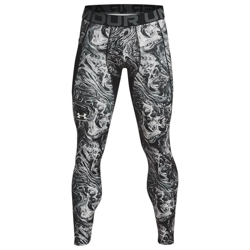 商品Under Armour|Under Armour Heatgear Armour Printed Compression Tights - Men's,价格¥296,第1张图片