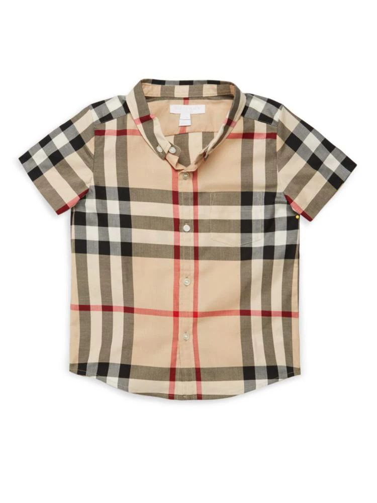 商品Burberry|Burberry - Baby's & Toddler's Fred Plaid Shirt,价格¥572,第1张图片