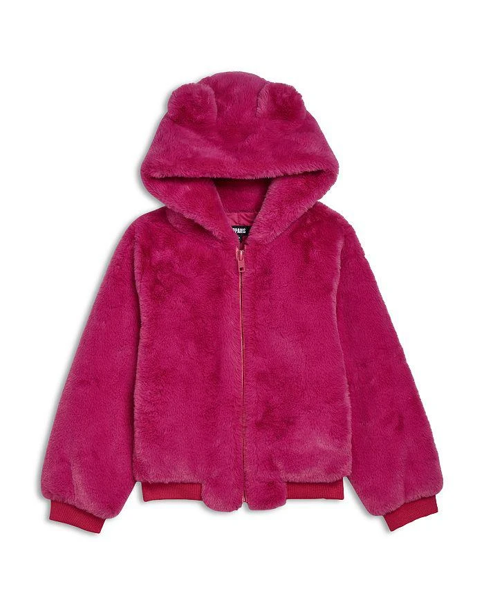 商品Apparis|Unisex Lily Pink Faux Fur Animal Ear Hooded Jacket - Little Kid, Big Kid,价格¥1033,第4张图片详细描述