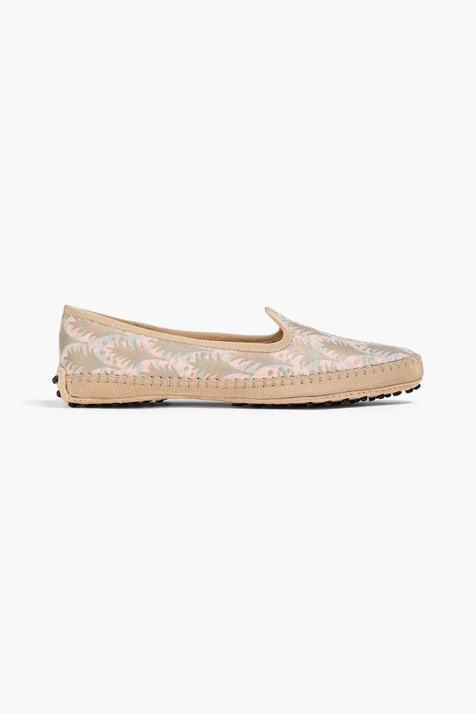 商品Tod's|Gommino printed canvas loafers,价格¥1793,第1张图片