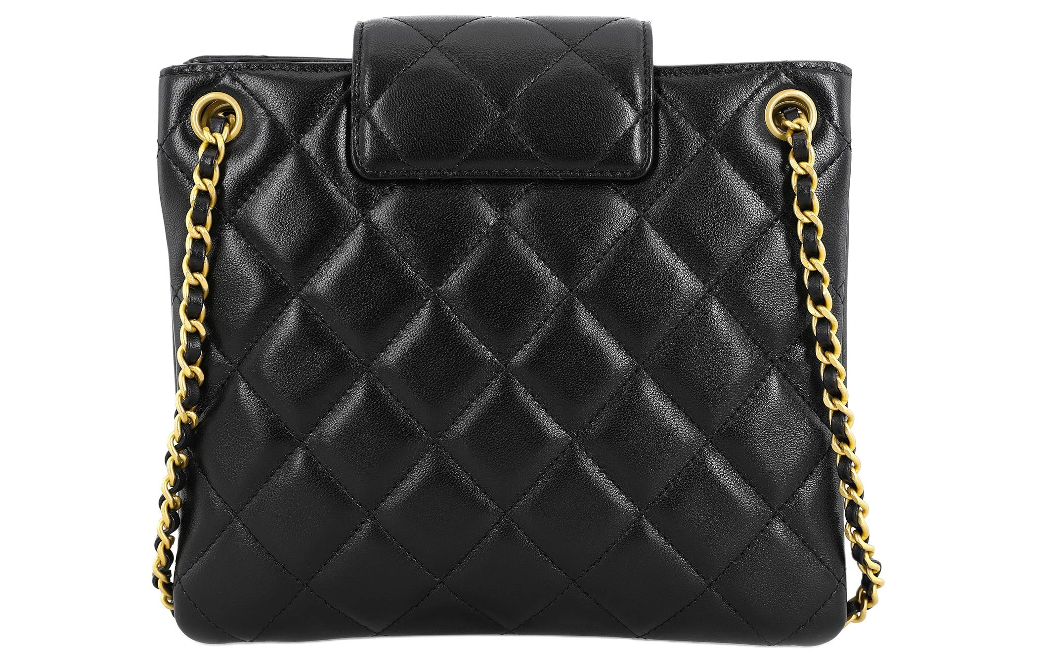 商品[国内直发] Chanel|香奈儿 24C 早春度假系列 大Logo 羊皮 托特包Tote包购物袋斜挎单肩包 女款 黑色 24年新款,价格¥38734,第4张图片详细描述