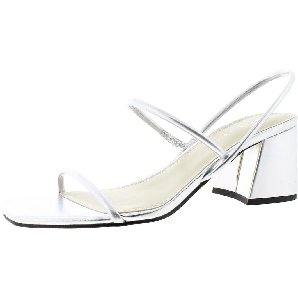 商品Marc Fisher|Marc Fisher Womens Galvin Faux Leather Slingback Block Heel,价格¥139,第4张图片详细描述