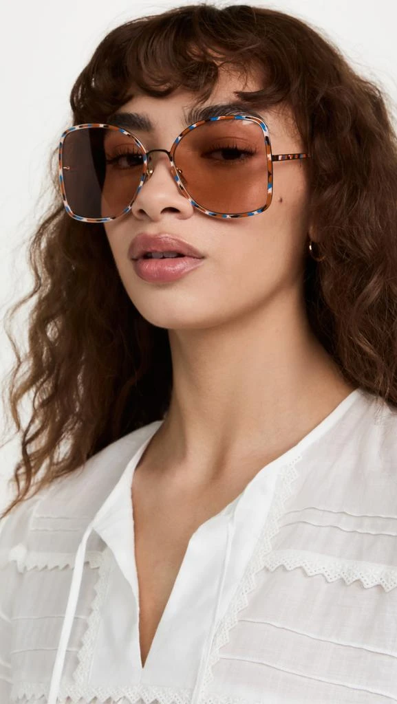 商品Chloé|Chloe Vitto 太阳镜,价格¥1387,第3张图片详细描述
