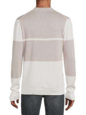 商品Saks Fifth Avenue|Colorblock Johnny Collar Sweater,价格¥375,第2张图片详细描述
