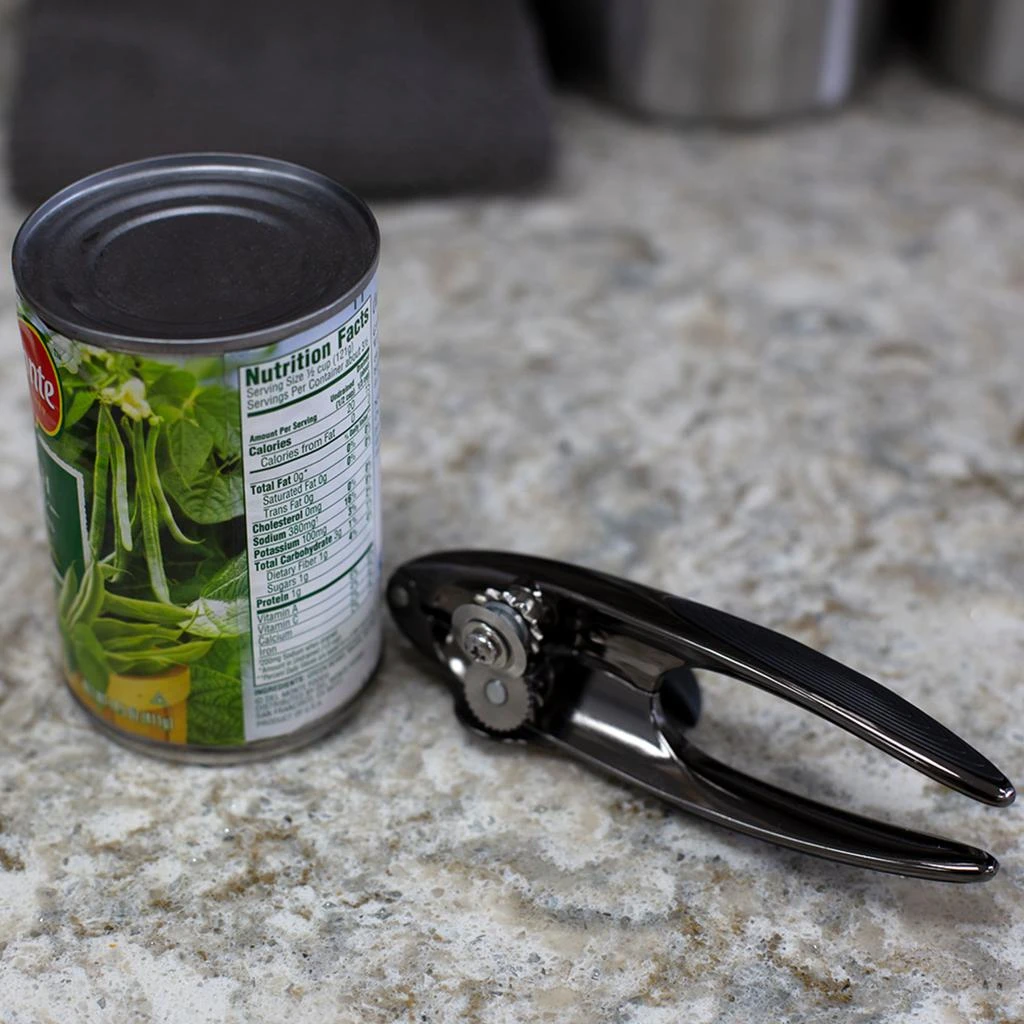 商品Home Basics|Home Basics Nova Collection Zinc Can Opener, Black Onyx,价格¥127,第4张图片详细描述