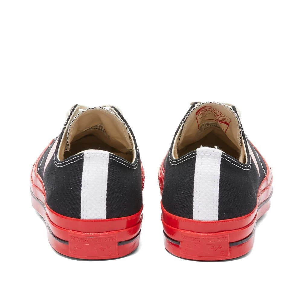 商品Comme des Garcons|Comme des Garcons Play x Converse Chuck Taylor Red Sole Low,价格¥1198,第3张图片详细描述