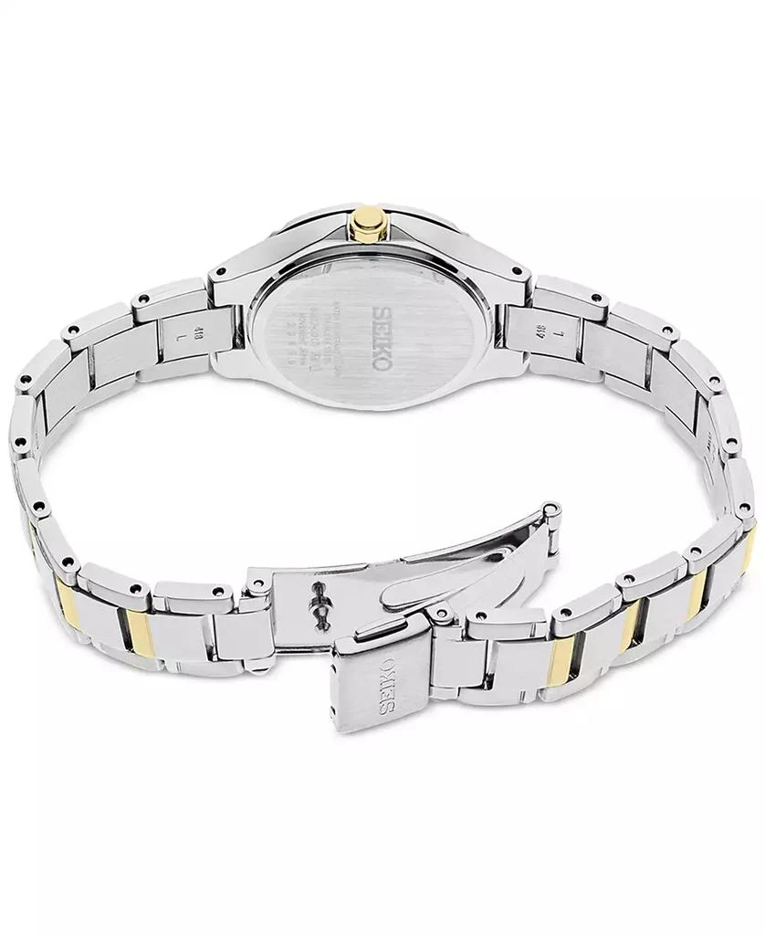 商品Seiko|Women's Essential Two Tone Stainless Steel Bracelet Watch 27mm,价格¥1531,第3张图片详细描述