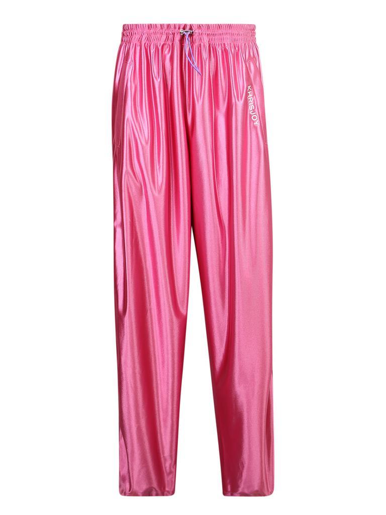 商品Khrisjoy|KHRISJOY METALLIC EFFECT LOOSE TROUSERS,价格¥1788,第1张图片