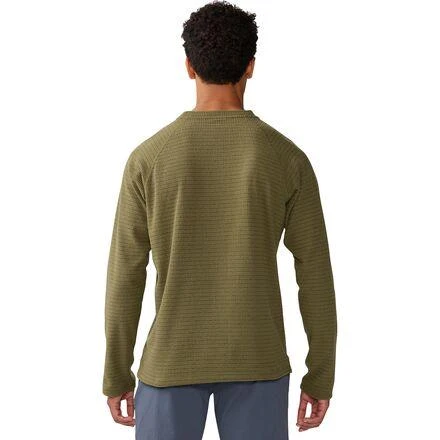 商品Mountain Hardwear|Summit Grid Long-Sleeve Crew - Men's,价格¥633,第2张图片详细描述