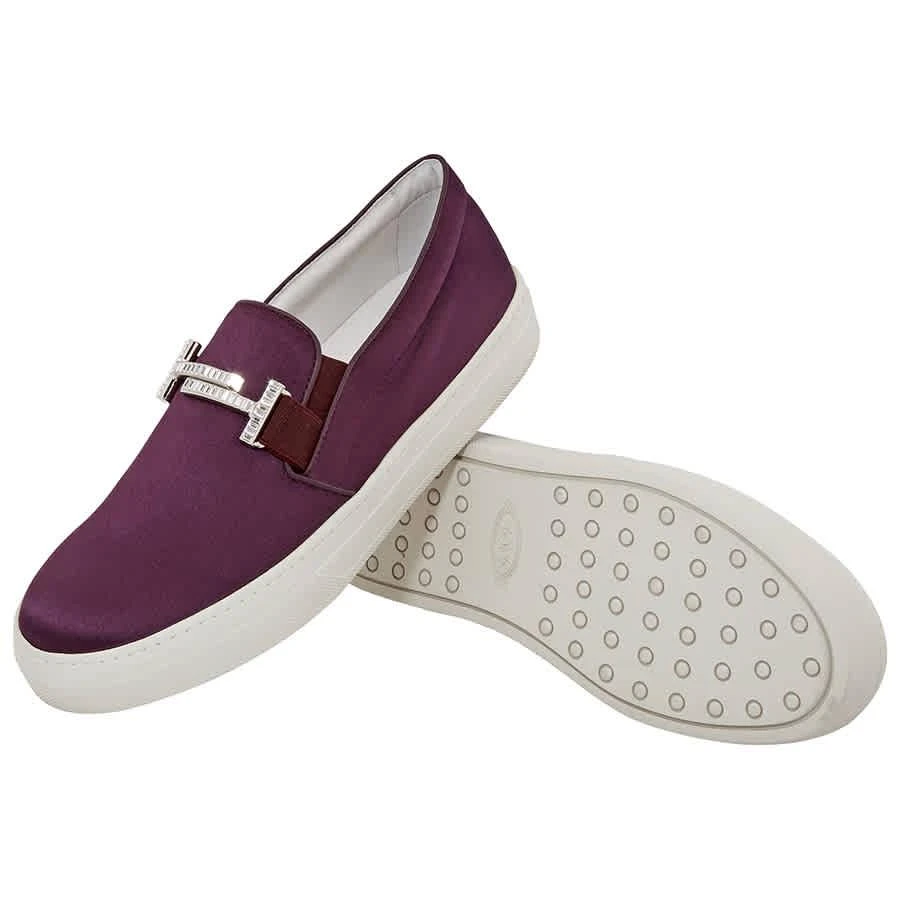 商品Tod's|Ladies Slip-on Sneakers in Purple/Parma Violet,价格¥1338,第2张图片详细描述