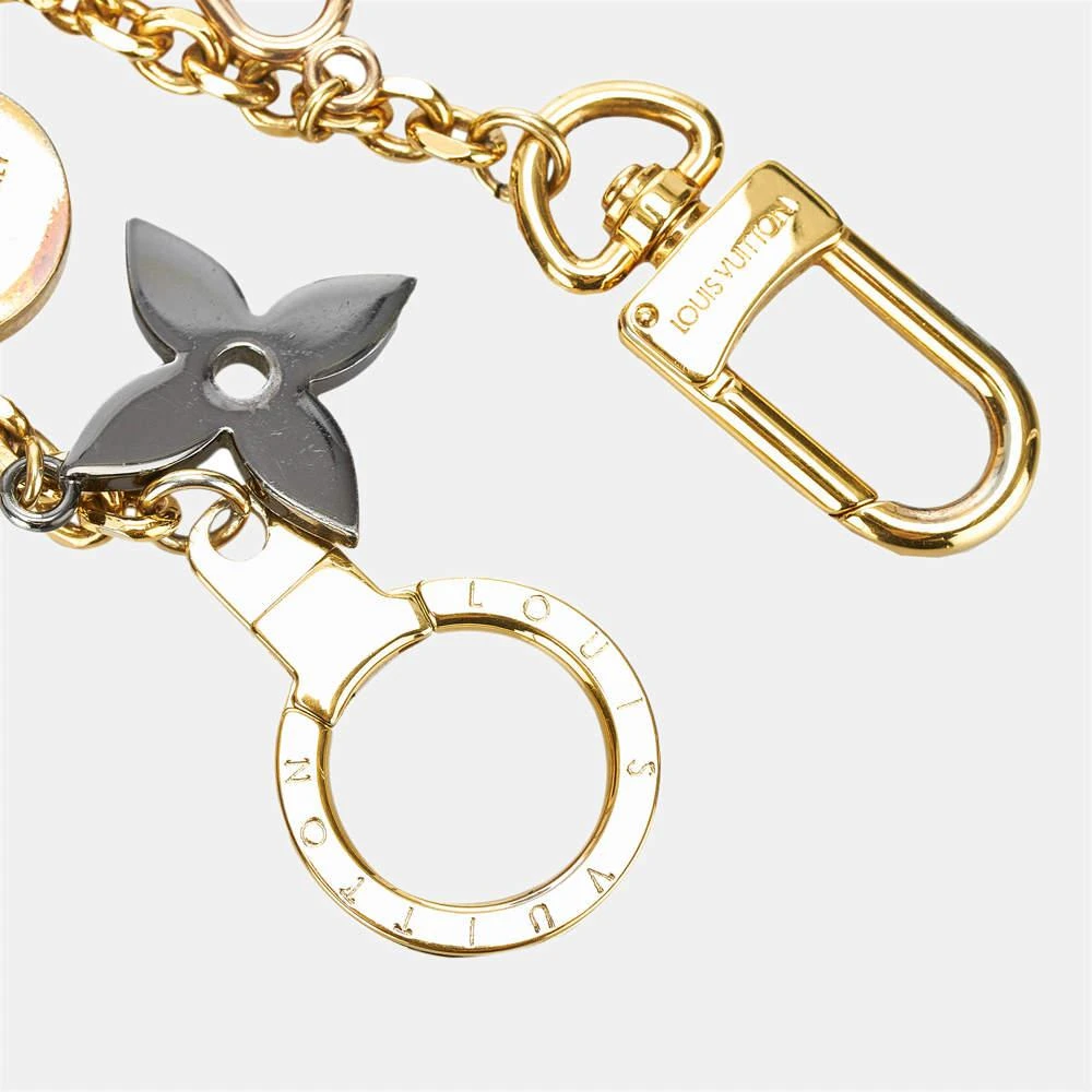 商品[二手商品] Louis Vuitton|Louis Vuitton Gold/Silver Kaleido V Bag Charm,价格¥3503,第3张图片详细描述