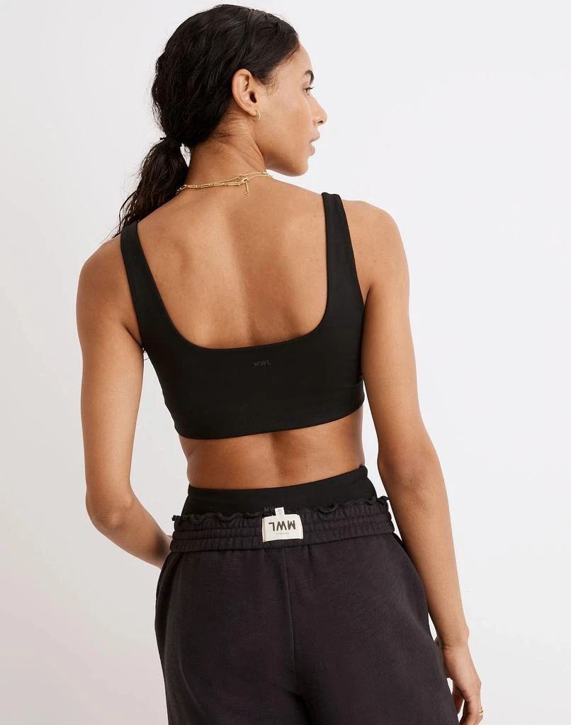 商品Madewell|Flex Square-Neck Sports Bra,价格¥161,第3张图片详细描述