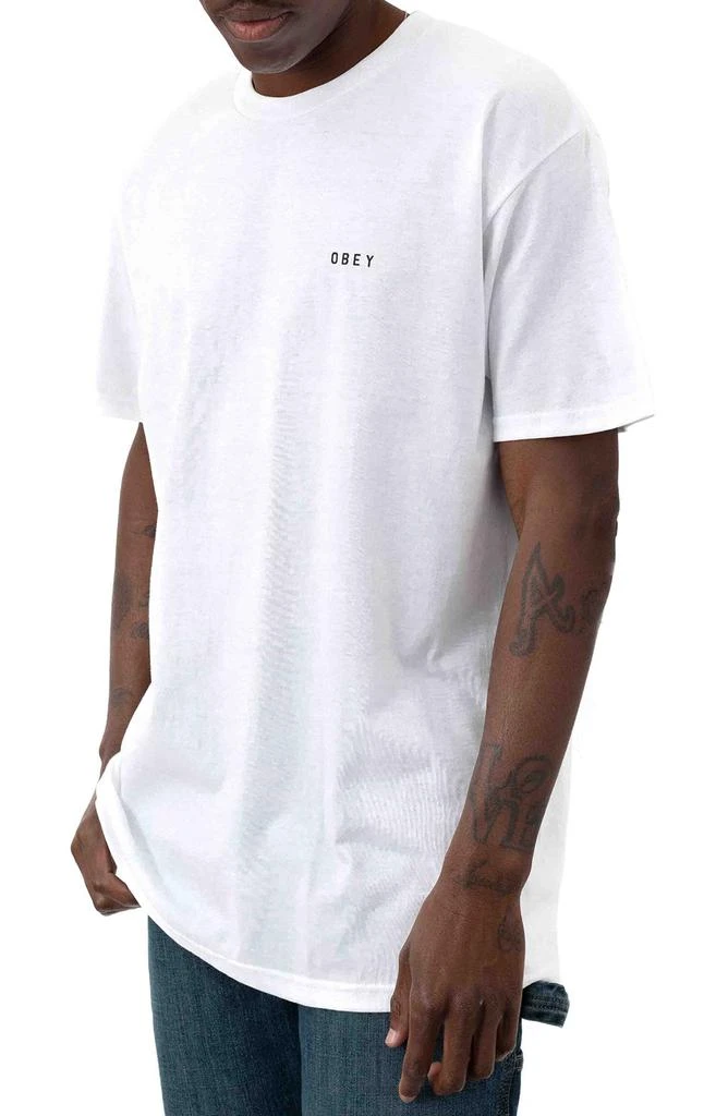 商品Obey|Obey Dissent & Chaos Tiger T-Shirt - White,价格¥77,第2张图片详细描述