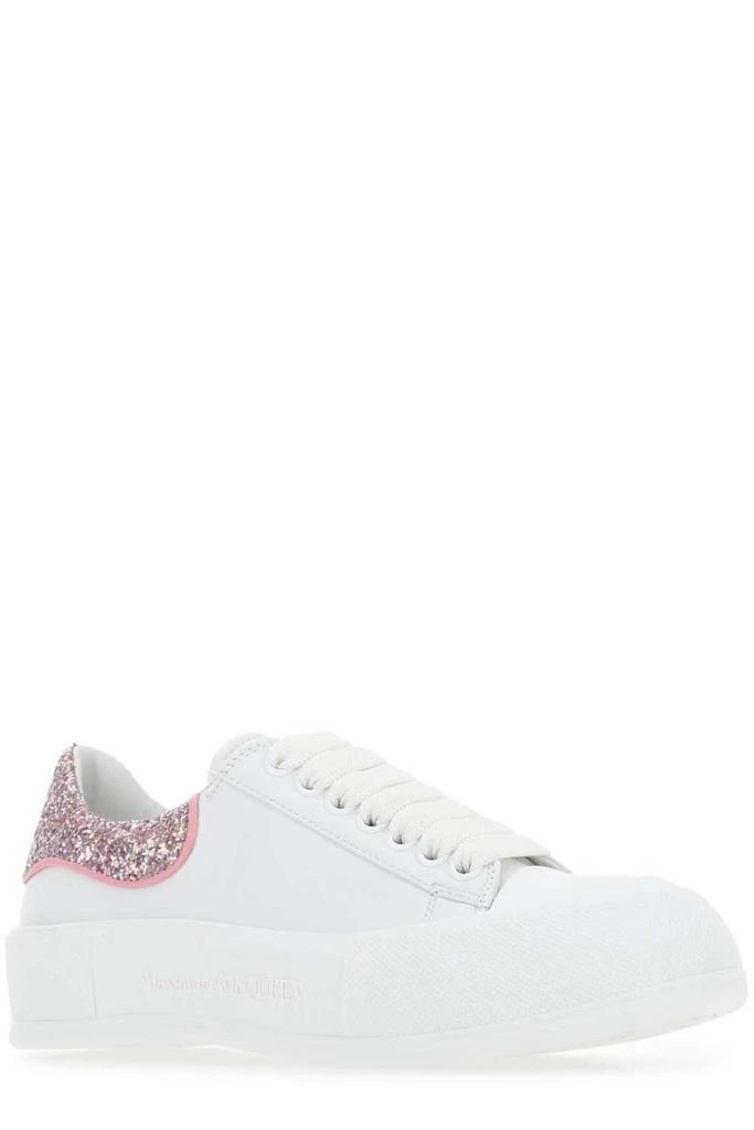 商品Alexander McQueen|Alexander McQueen Deck Plimsoll Lace-Up Sneakers,价格¥2292,第2张图片详细描述