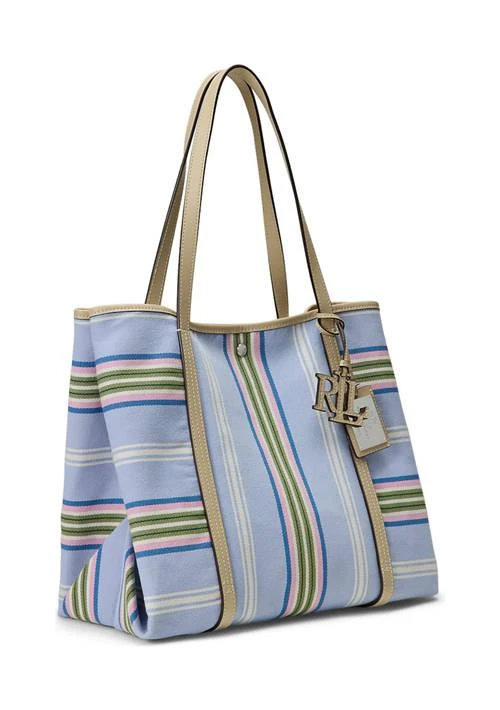 商品Ralph Lauren|Striped Twill Large Emerie Tote Bag,价格¥1015,第2张图片详细描述