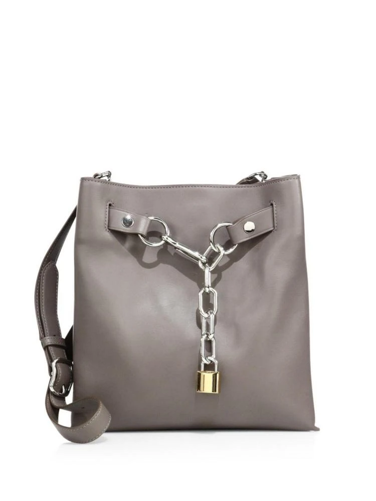 商品Alexander Wang|Attica Chain Leather Shoulder Bag,价格¥4327,第1张图片