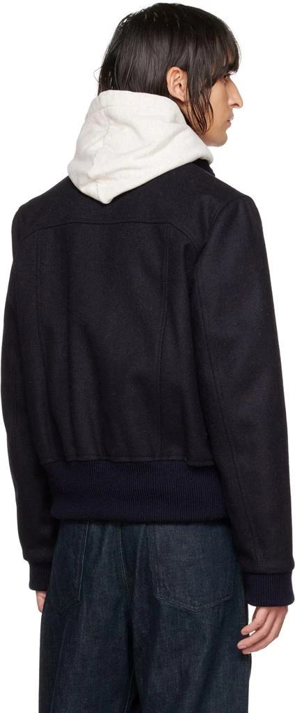 商品Isabel Marant|Navy Peterson Biker Bomber,价格¥2986,第3张图片详细描述