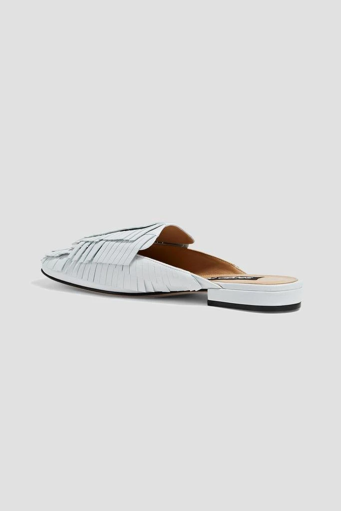 商品Sergio Rossi|sr1 fringed leather slippers,价格¥1326,第3张图片详细描述