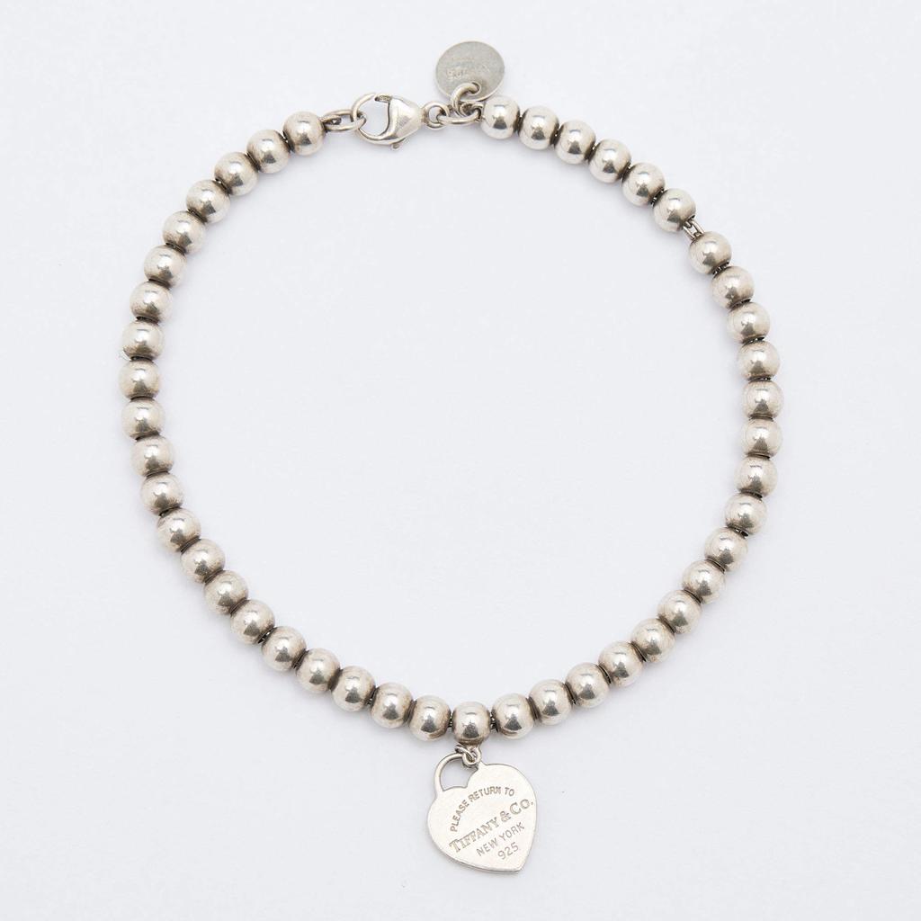 Tiffany & Co. Sterling Silver Return To Tiffany Heart Tag Bracelet商品第1张图片规格展示