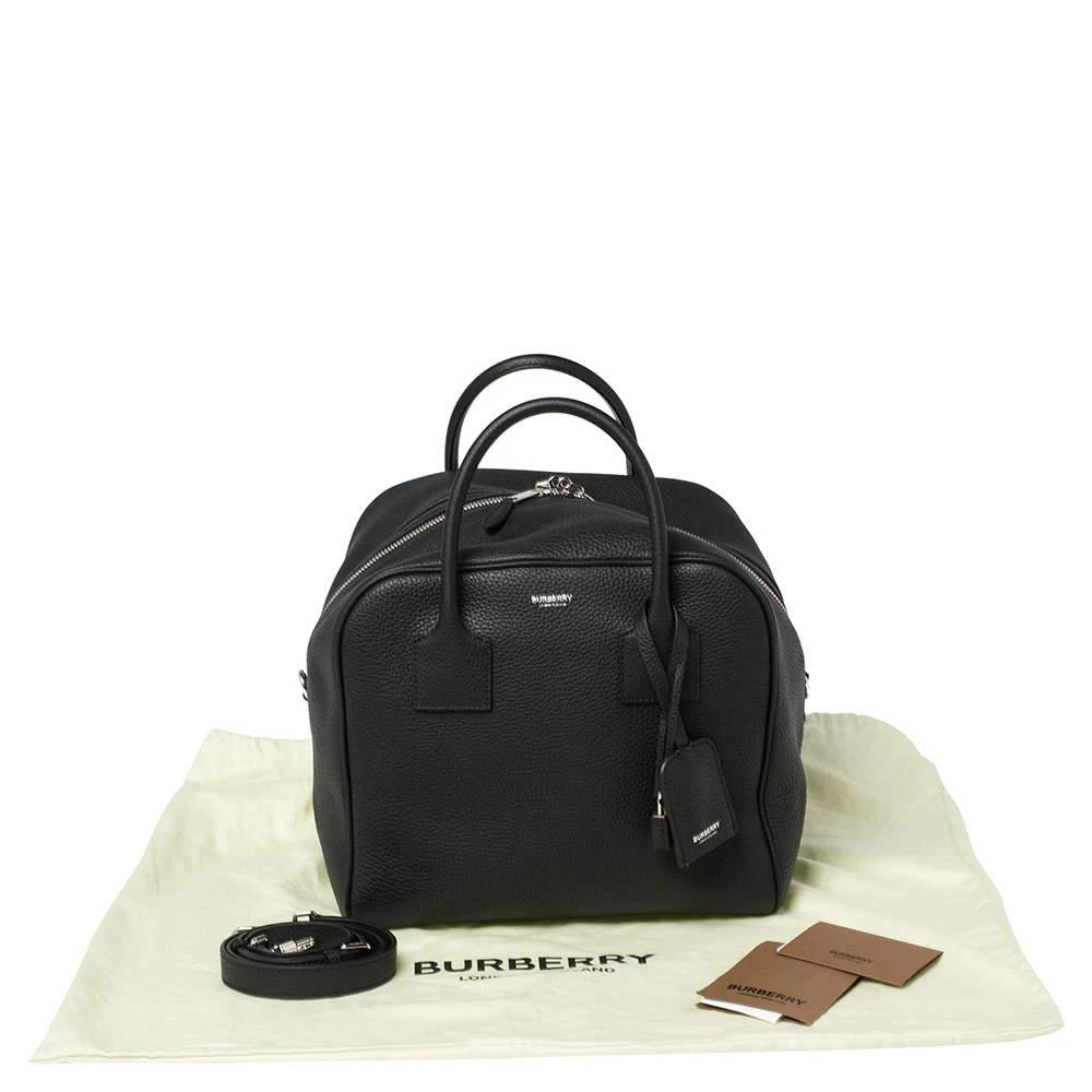 Burberry Black Leather Medium Cube Duffle Bag 商品