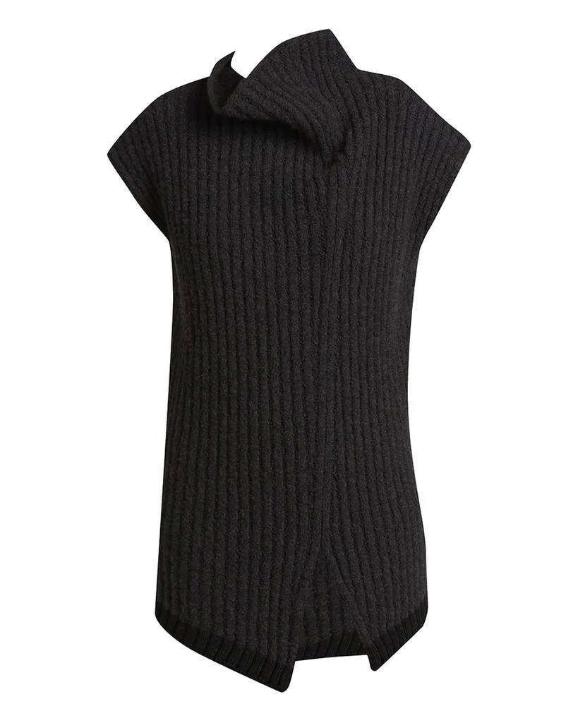 商品The Row|Damiano Asymmetric Short-Sleeve Cashmere Sweater,价格¥4279,第2张图片详细描述
