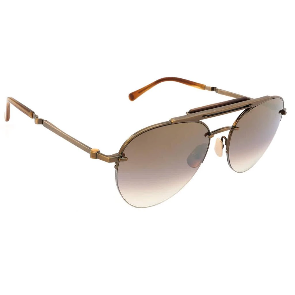商品Mr. Leight|Mr. Leight Rodeo SL Canyon Pilot Mens Sunglasses ML4002 ATG-BW/CYN 57,价格¥898,第2张图片详细描述