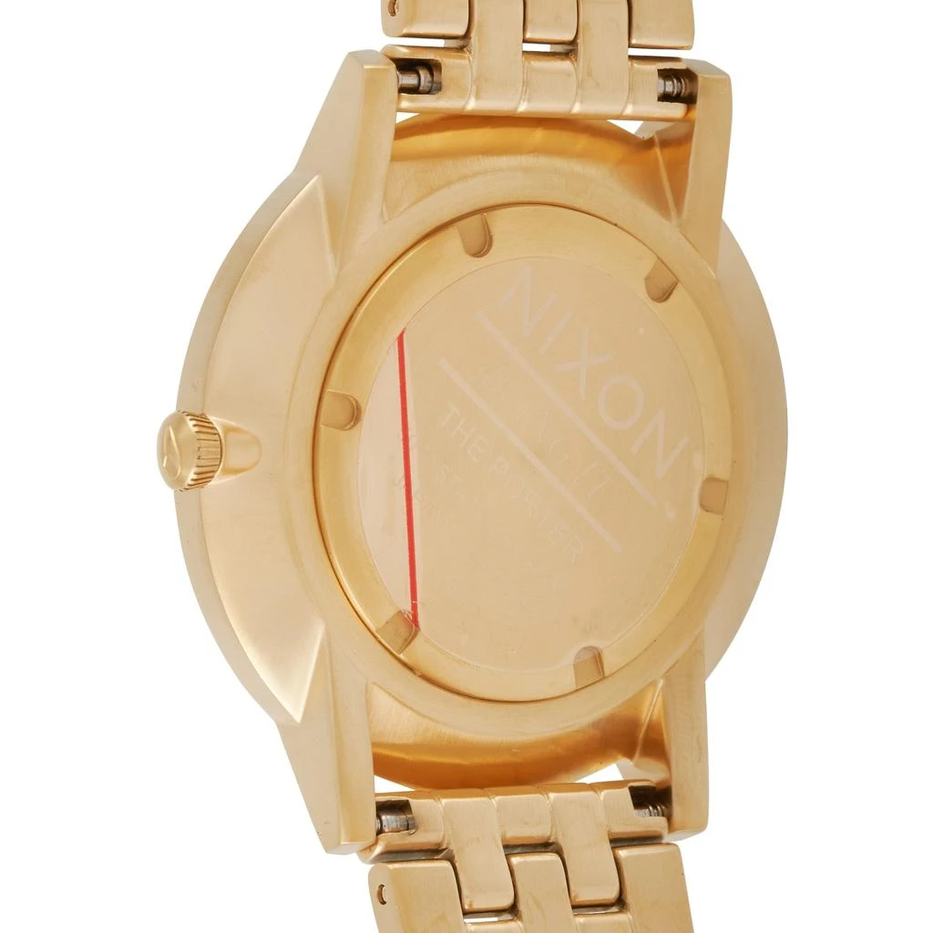 商品Nixon|Nixon Porter 40mm All Gold/White Sunray Stainless Steel Watch A1057-2443,价格¥899,第1张图片详细描述