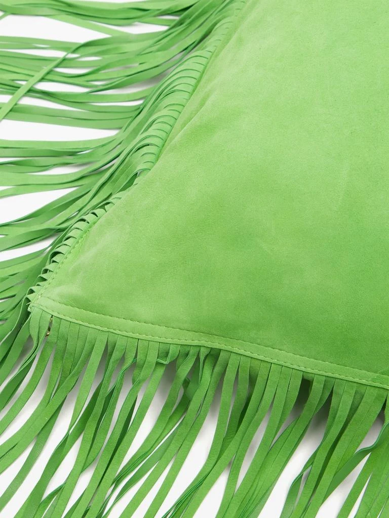 商品Saunders|Fara fringed suede cushion,价格¥2502,第4张图片详细描述