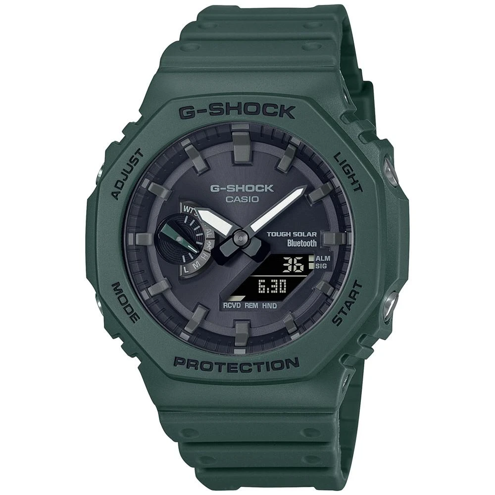 商品G-Shock|Men's Analog Digital Green Resin Strap Watch 46mm, GAB2100-3A,价格¥1123,第1张图片