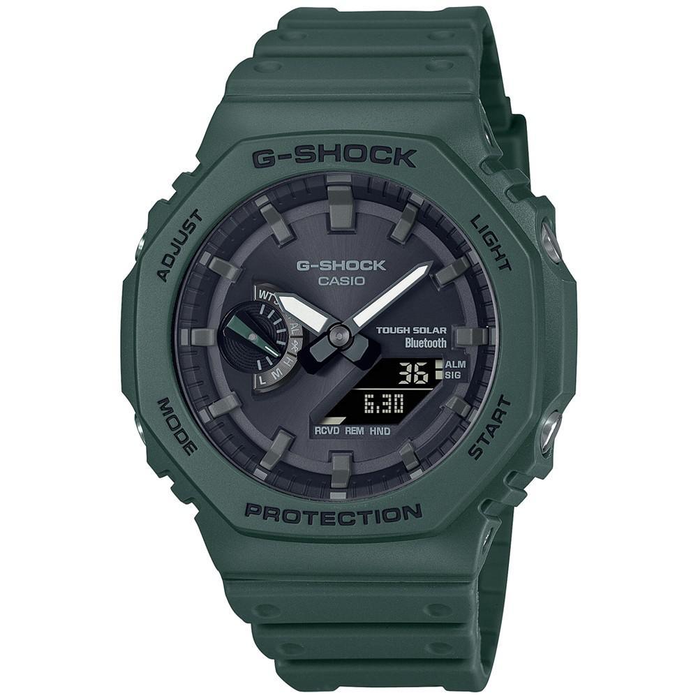 商品G-Shock|Men's Analog Digital Green Resin Strap Watch 46mm, GAB2100-3A,价格¥1106,第1张图片
