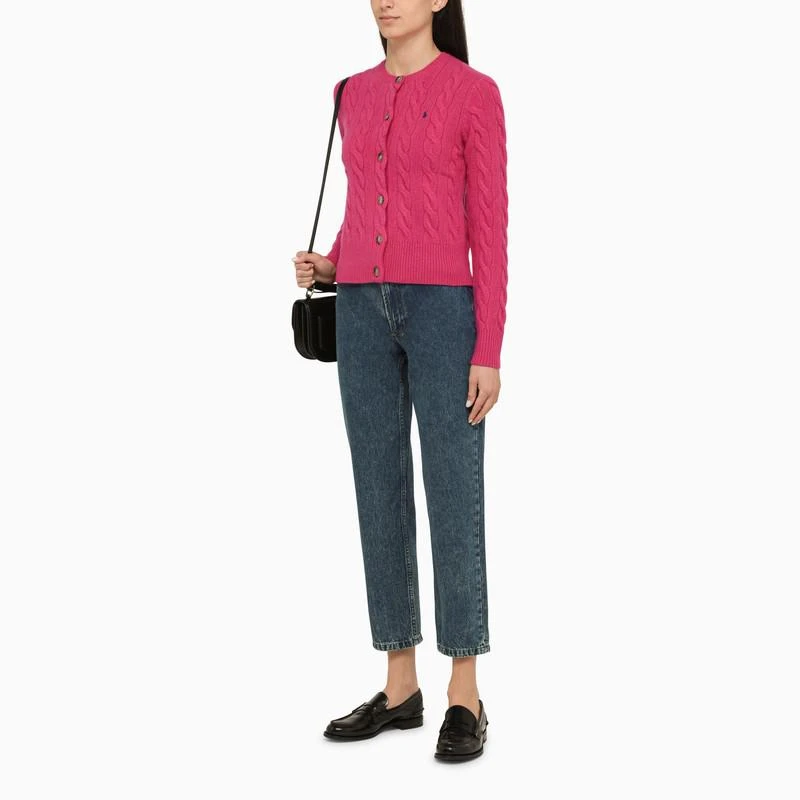 商品Ralph Lauren|Fuchsia wool cardigan,价格¥1877,第2张图片详细描述