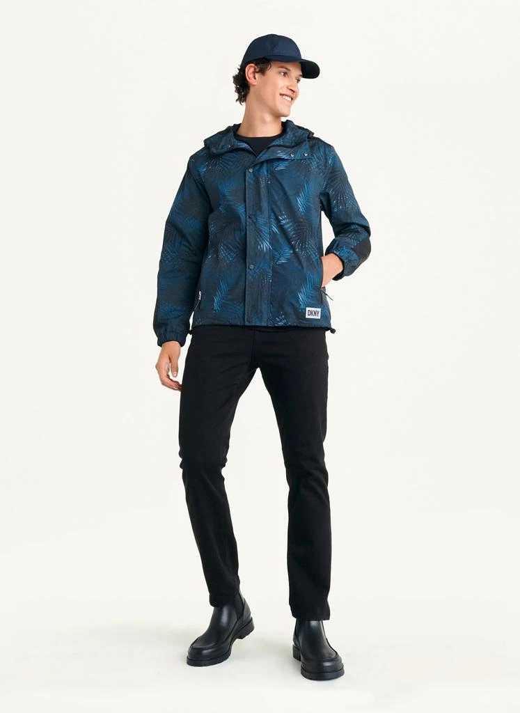 商品DKNY|Printed Nylon Wild Palm Hooded Rain Jacket,价格¥532,第2张图片详细描述