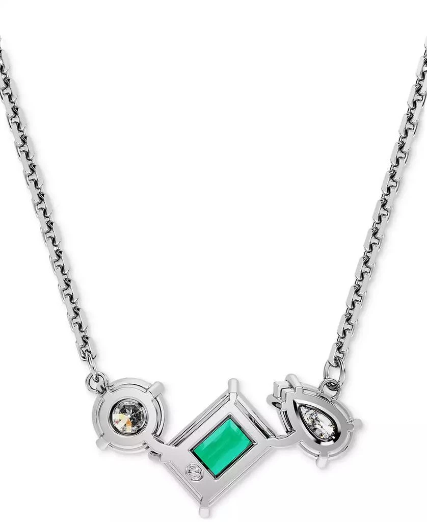 商品Swarovski|Rhodium-Plated Mixed Crystal Pendant Necklace, 15" + 2-3/4" extender,价格¥958,第3张图片详细描述