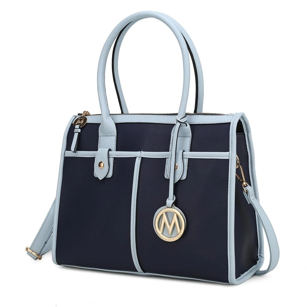 Livia Vegan Leather Satchel Handbag 商品