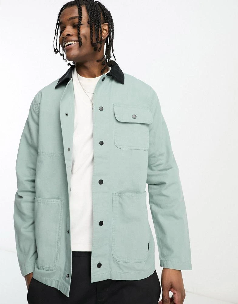 商品Vans|Vans drill chore jacket in green,价格¥481,第1张图片