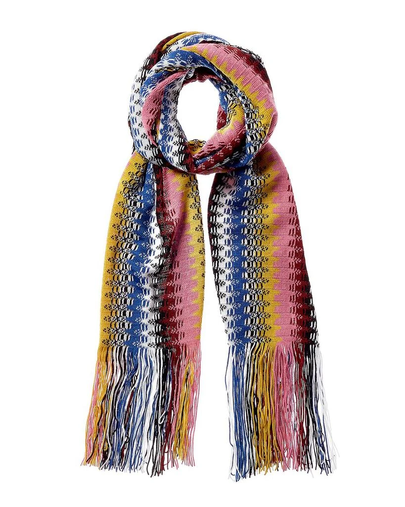 商品Missoni|Wool-Blend Scarf, Red,价格¥557,第1张图片