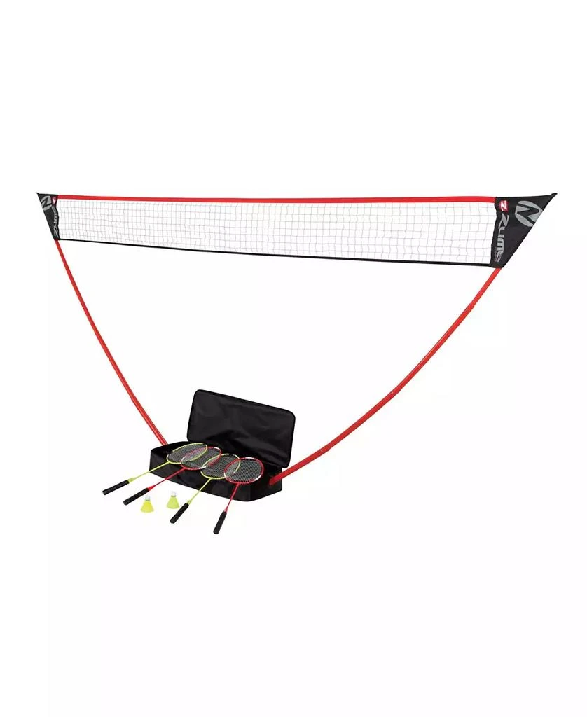 商品VIVA SOL|Zume Games Portable Badminton Set with Freestanding Base Sets Up on Any Surface in Seconds - No Tools or Stakes Required,价格¥971,第1张图片