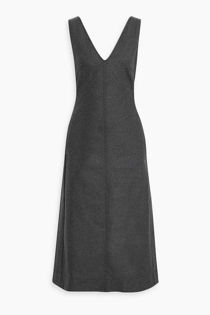 商品IRIS & INK|Holly recycled wool-flannel midi dress,价格¥1101,第2张图片详细描述