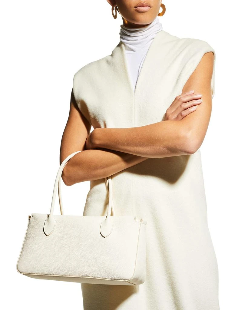 商品The Row|Pebbled Leather Top Handle Bag,价格¥20219,第2张图片详细描述