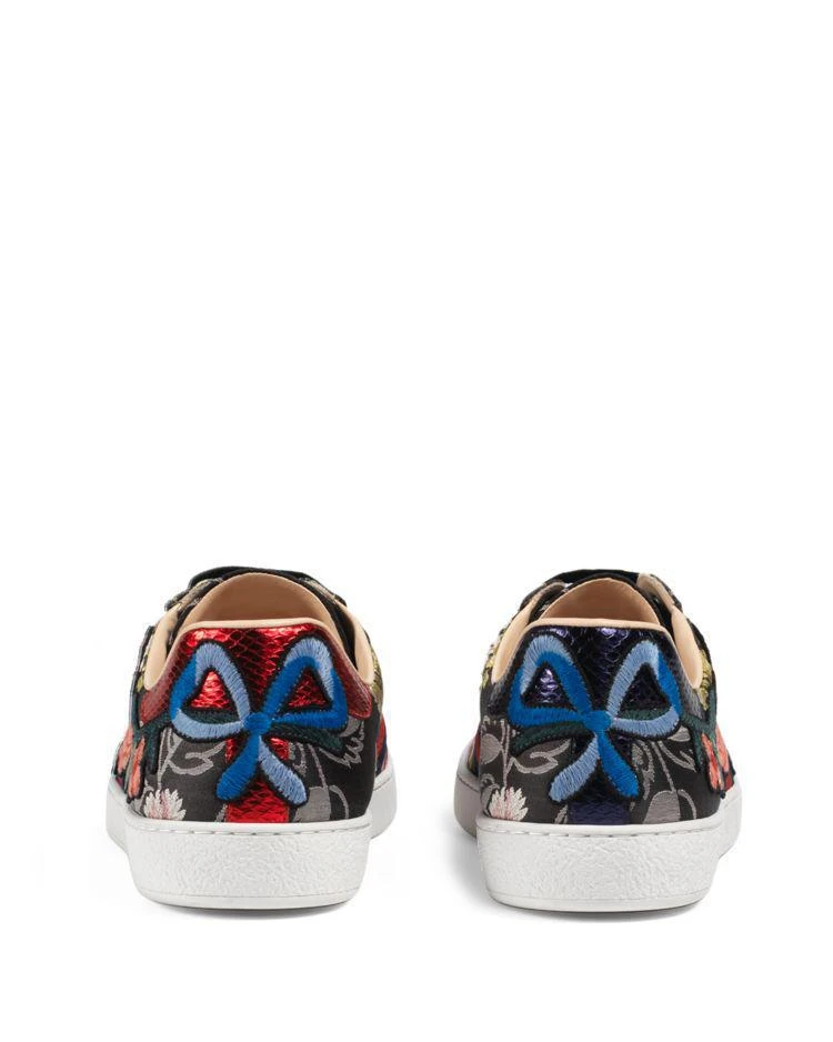 商品Gucci|New Ace Lace Up Sneakers 板鞋,价格¥6233,第2张图片详细描述