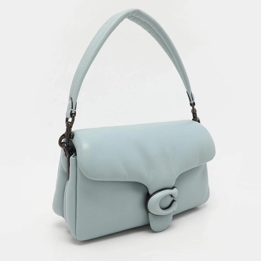 商品[二手商品] Coach|Coach Blue Leather Tabby Pillow 26 Shoulder Bag,价格¥1870,第3张图片详细描述