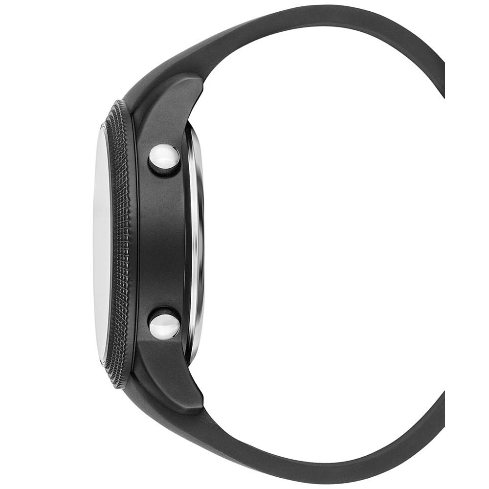 商品Kenneth Cole|Men's Digital Black Silicone Strap Watch 50mm,价格¥486,第2张图片详细描述