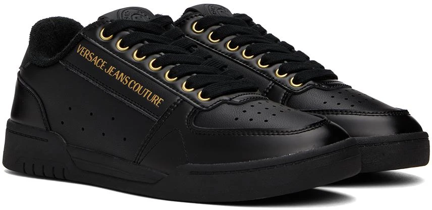 商品Versace|Black Brooklyn Sneakers,价格¥1453,第4张图片详细描述