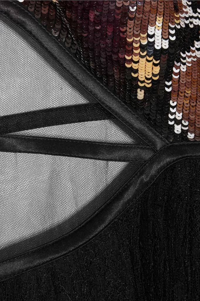 商品Givenchy|Tulle-paneled sequin-embellished Chantilly lace gown,价格¥27745,第7张图片详细描述