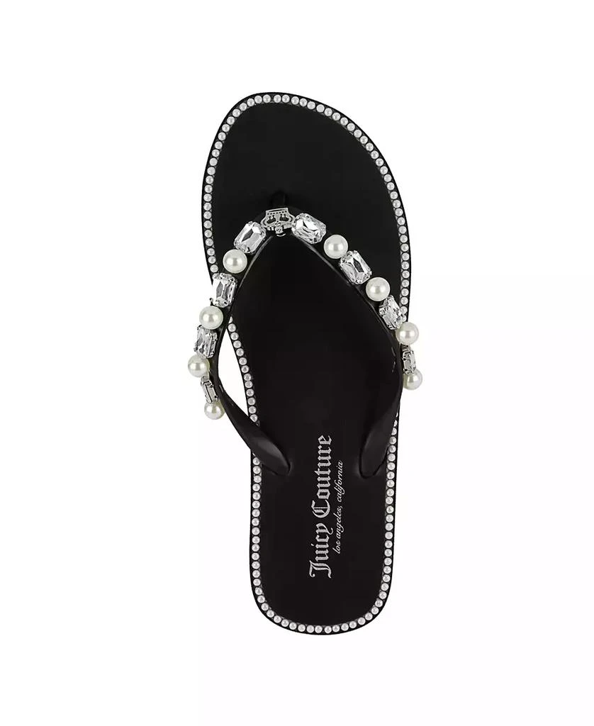 商品Juicy Couture|Women's Sade 2 Embellished Flip Flop Sandals,价格¥133,第4张图片详细描述