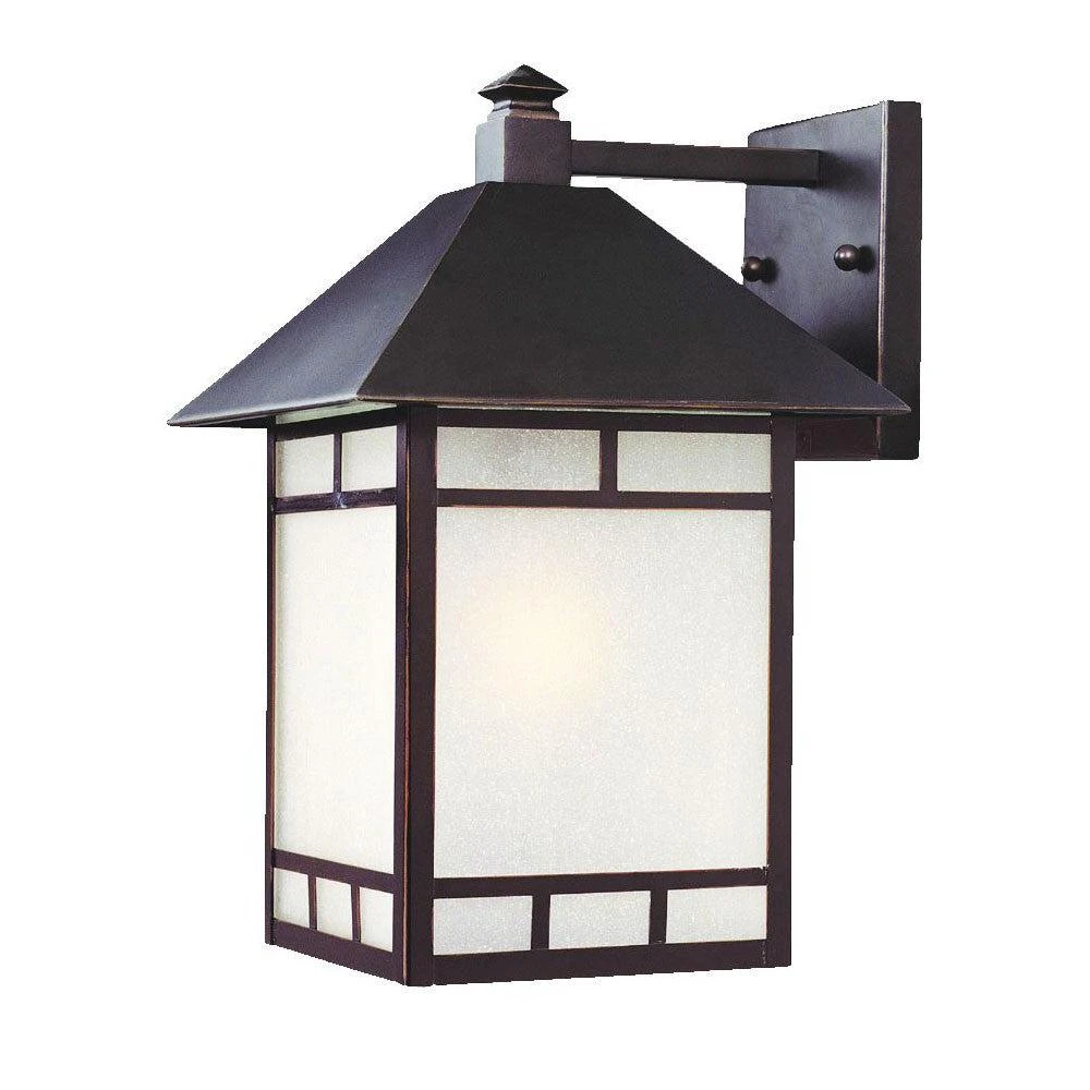 商品Homezia|XL Antique Bronze Frosted Glass Lantern Wall Light,价格¥1190,第1张图片