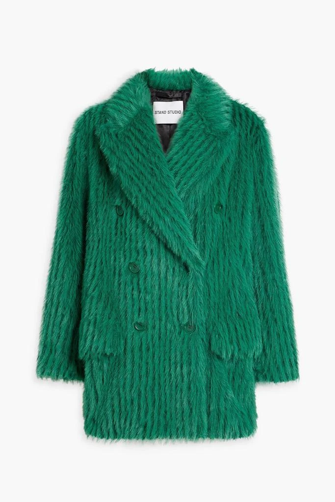 商品STAND STUDIO|Zenni double-breasted faux fur coat,价格¥2288,第1张图片