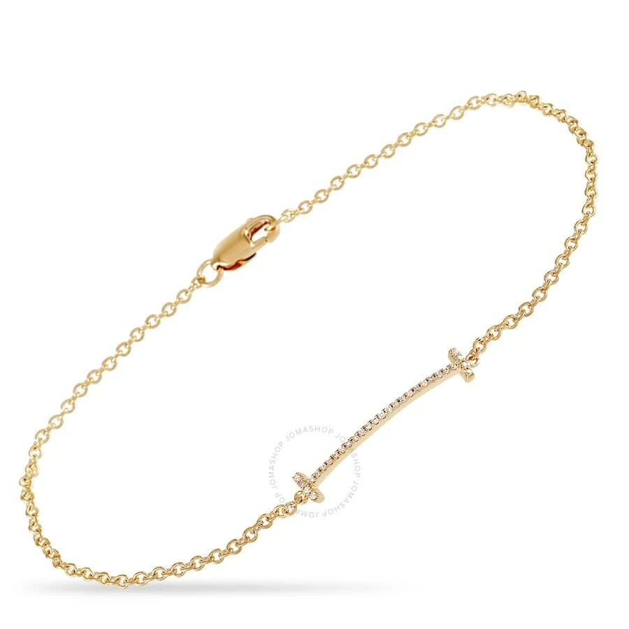 商品LB Exclusive|14K Yellow Gold 0.10ct Diamond Bracelet,价格¥1183,第1张图片