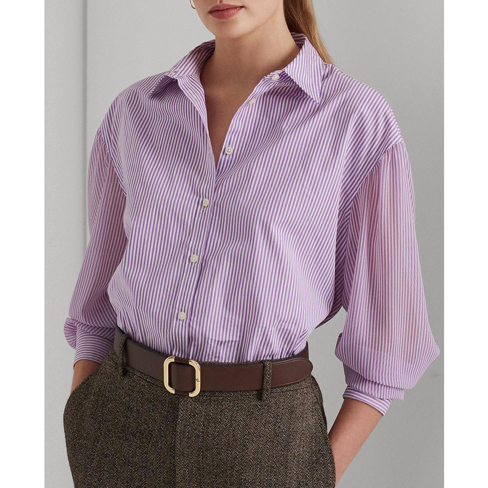 商品Ralph Lauren|Striped Broadcloth Shirt,价格¥537,第6张图片详细描述
