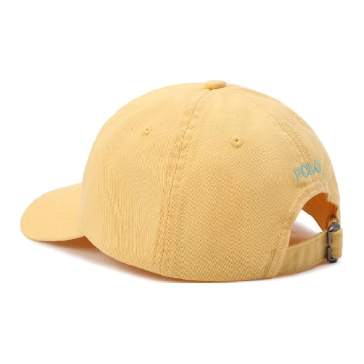 商品[国内直发] Ralph Lauren|[预售3天]图案遮阳装饰 棉 鸭舌帽 男款 黄色,价格¥466,第4张图片详细描述